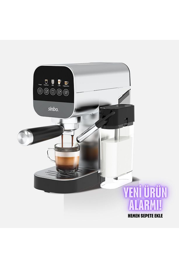 SCM-2983 Espresso Kahve Makinesi Dahili Süt Hazneli 20 Bar Barista Kollu - 1