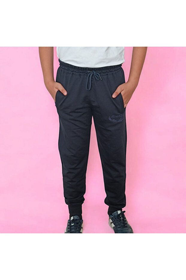 Çocuk Lacivert Eşofman Altı - 6