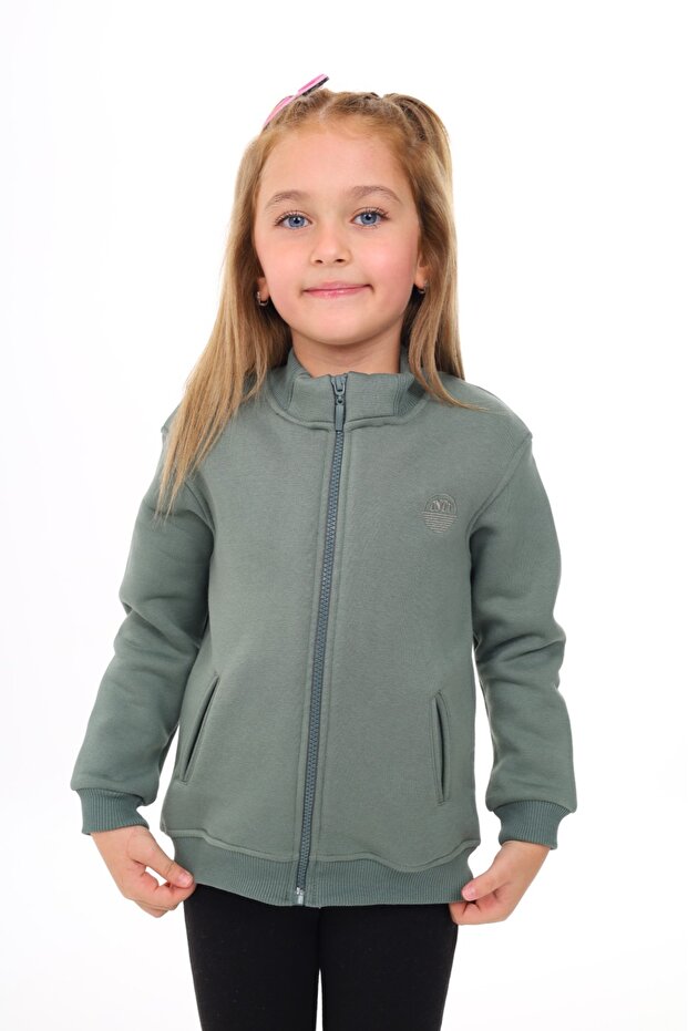 Girl's Embroidered Cardigan
