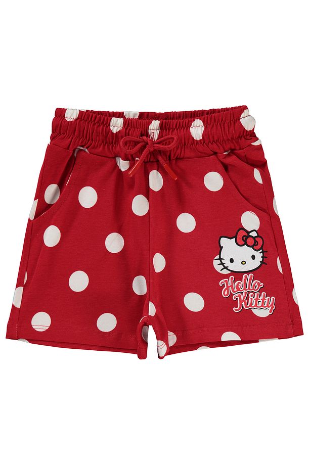 Hello Kitty Kız Çocuk Şort 6-9 Yaş Kızıl - 1