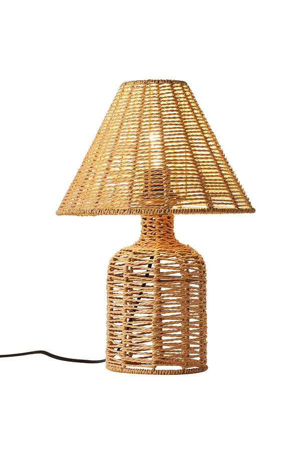 Mateo İpli Rattan Hasır Abajur - 7