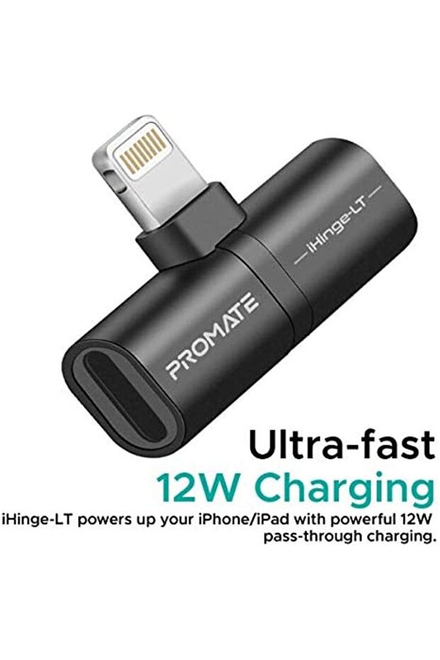 محول موزع Lightning، محول 2 في 1 ممتاز من Lightning إلى سماعة الرأس مع صوت ومزامنة الشحن - 3