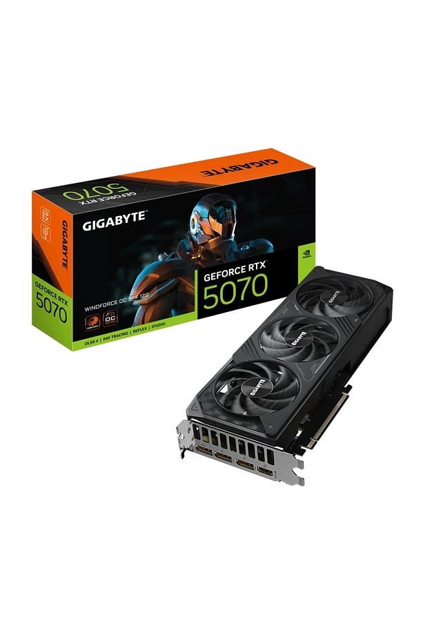 Geforce Rtx 5070 Wındforce Oc Sff 12g Gv-n5070wf3oc-12gd Gddr7 192bit Gaming (OYUNCU) Ekran - 1