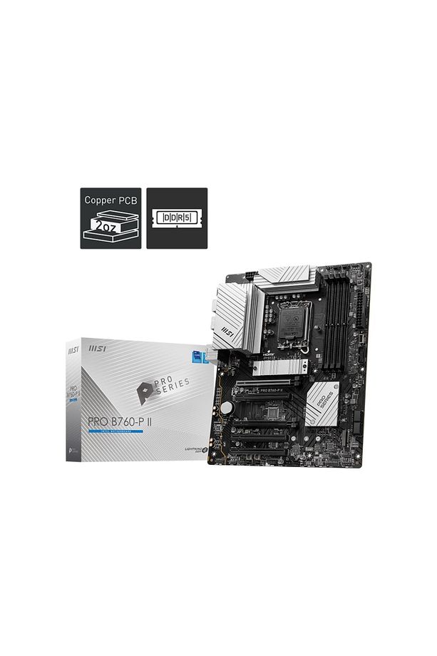 Pro B760-p Iı Ddr5 Intel B760 Soket 1700 Ddr5 7000 (OC) Atx Gaming (OYUNCU) Anakart - 1