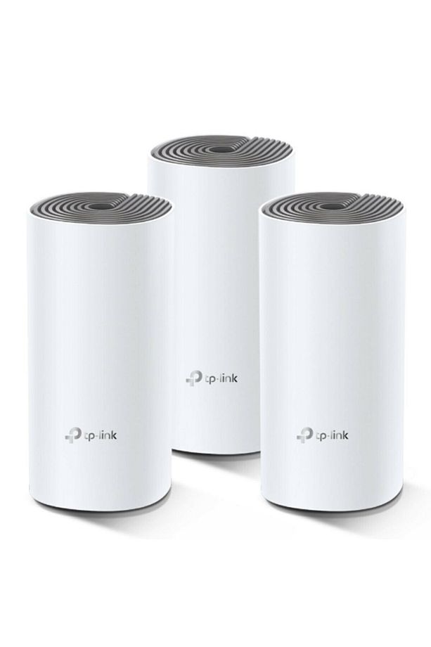 Deco E4 1200 Mbps 2 Port 3'lü Kablosuz Router - 1