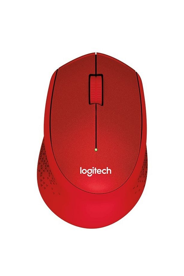 M330 Sessiz Kablosuz Optik Mouse - Kırmızı 910-004911 - 1