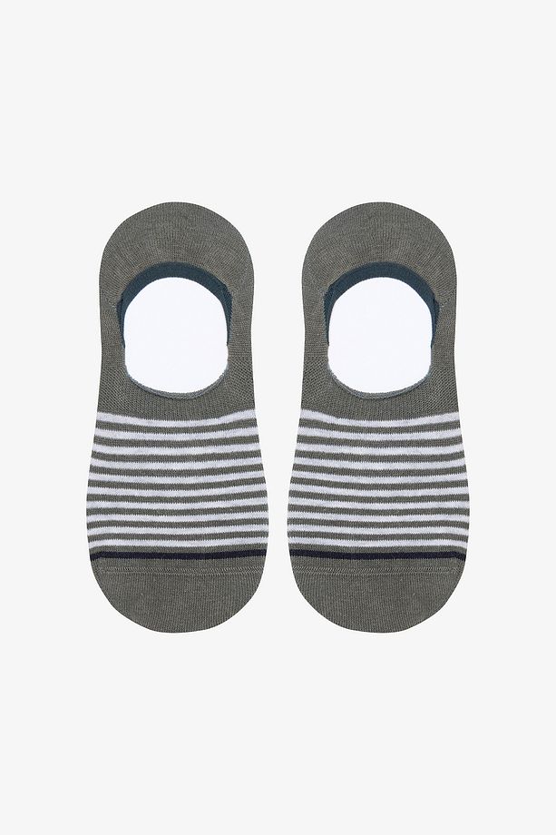 Erkek Multiple Stripe Çok Renkli 3'lü Suba Çorap - 4
