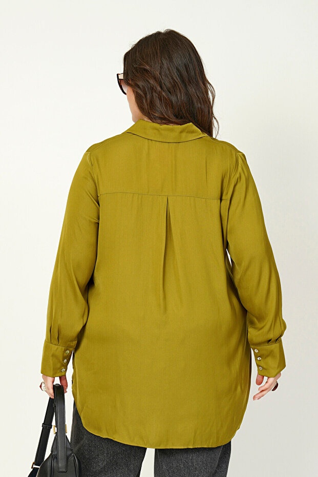 BASIC SATEN GÖMLEK - 9