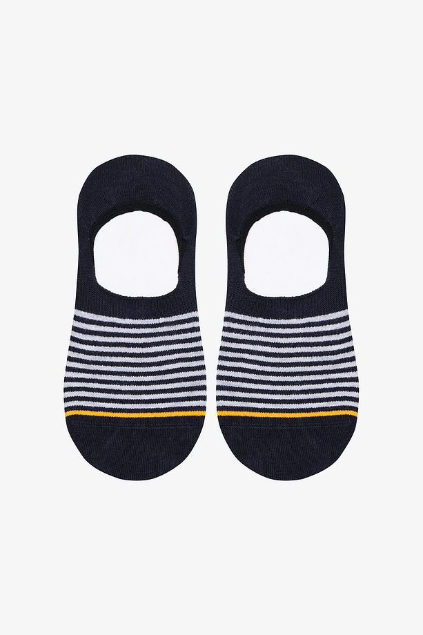 Erkek Multiple Stripe Çok Renkli 3'lü Suba Çorap - 3