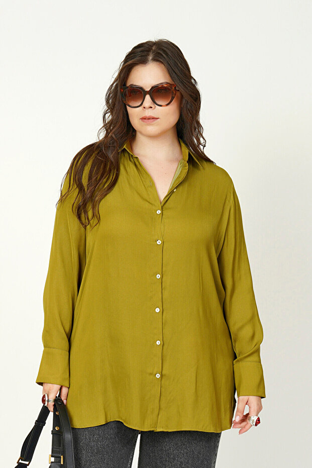 BASIC SATEN GÖMLEK - 1