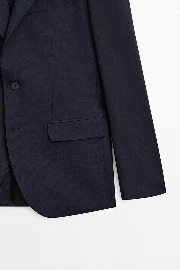 Yün klasik blazer - 7