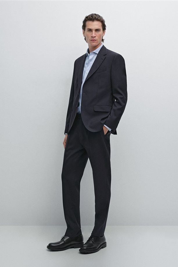 Yün klasik blazer - 1