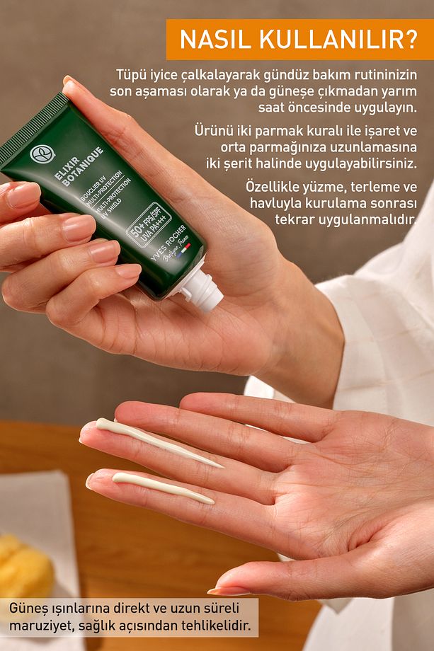 Bitkisel Antioksidan Elixir Botanique Leke Karşıtı 50SPF Yüz Güneş Kremi-E vitamini-30ml - 7