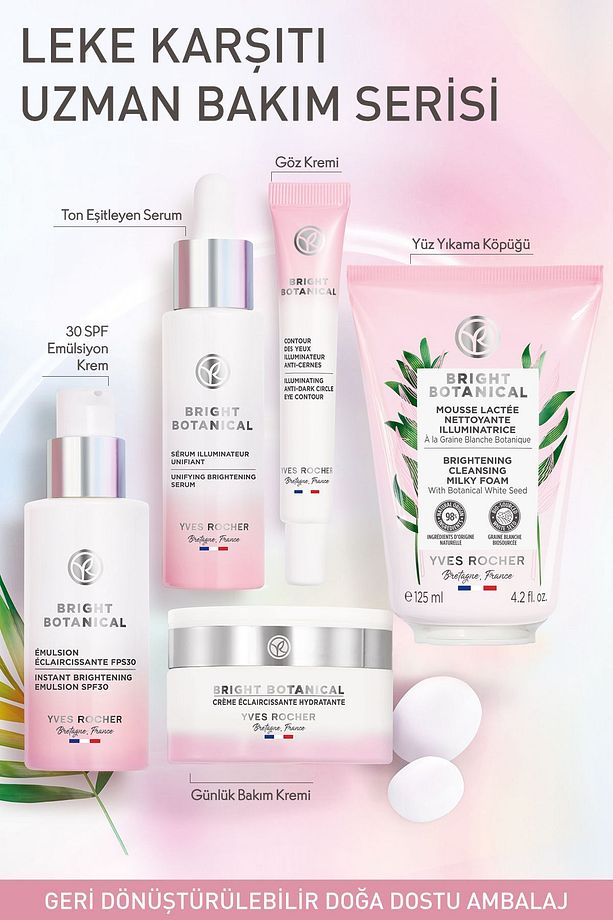 Leke Ve Kırışık Karşıtı Bitkisel Bakım Bright Botanical - Niacinamide & C Vitamini Serum - 30ml - 8