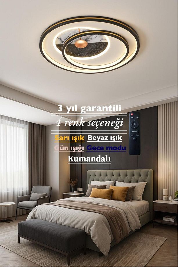 Yuvarlak Tasarım Ledli - 3