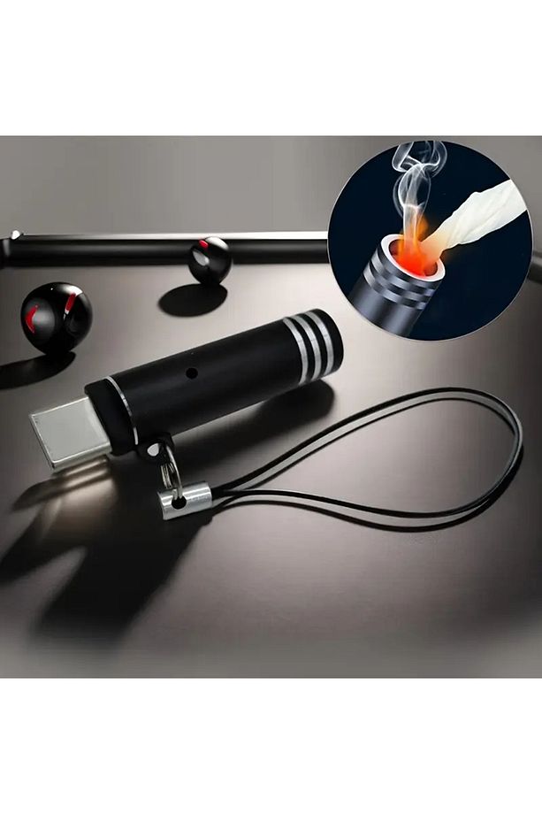 USB-C Çakmak Telefon Hemen Kullanım Taşınabilir Acil Durum Çakmağı Kamp Seyahat ve Günlük Kullanım - 6