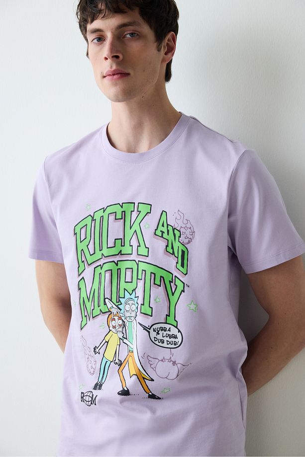 Rick And Morty Çok Renkli Cepli Şortlu Pijama Takımı - 3