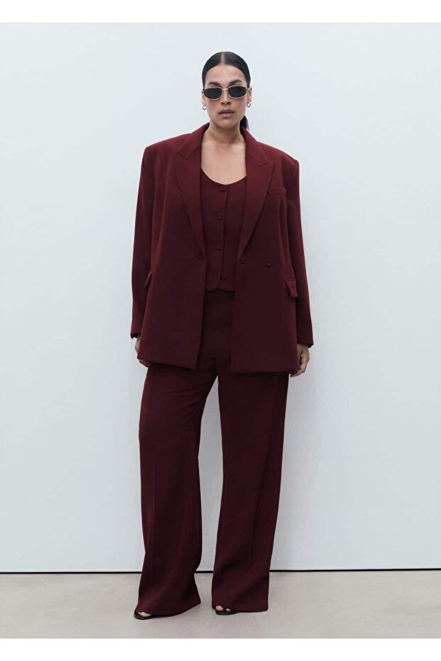 Kruvaze blazer ceket - 7