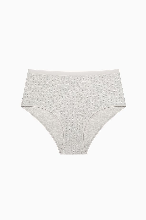 Smooth 3lü Pointel Highwaist Çok Renkli Slip Külot - 5