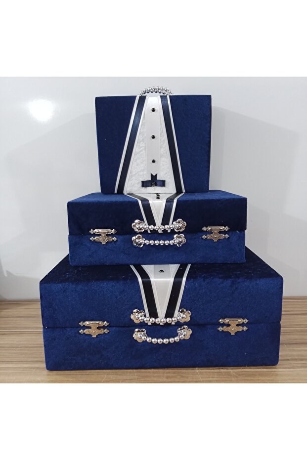 Dowry Chest Bag Suitcase Bride Groom Bundle Chest 3 Piece 0129
