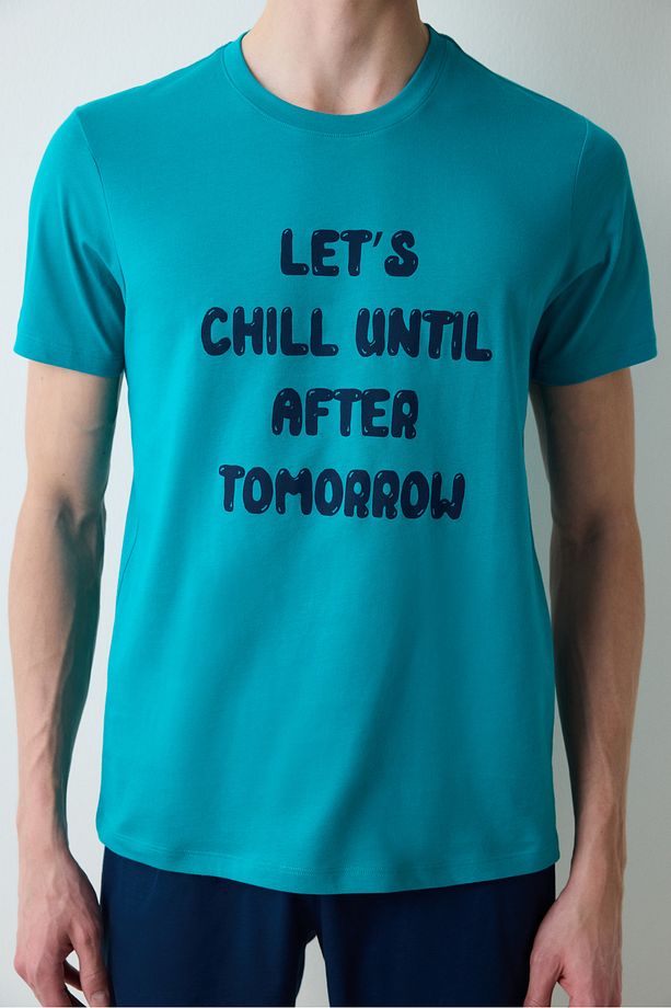 Chill Çok Renkli Şortlu Pijama Takımı - 4