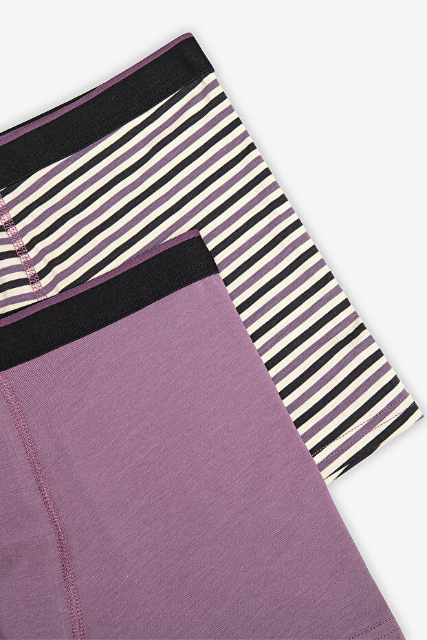 Thin Stripe 2li Çok Renkli Boxer - 4