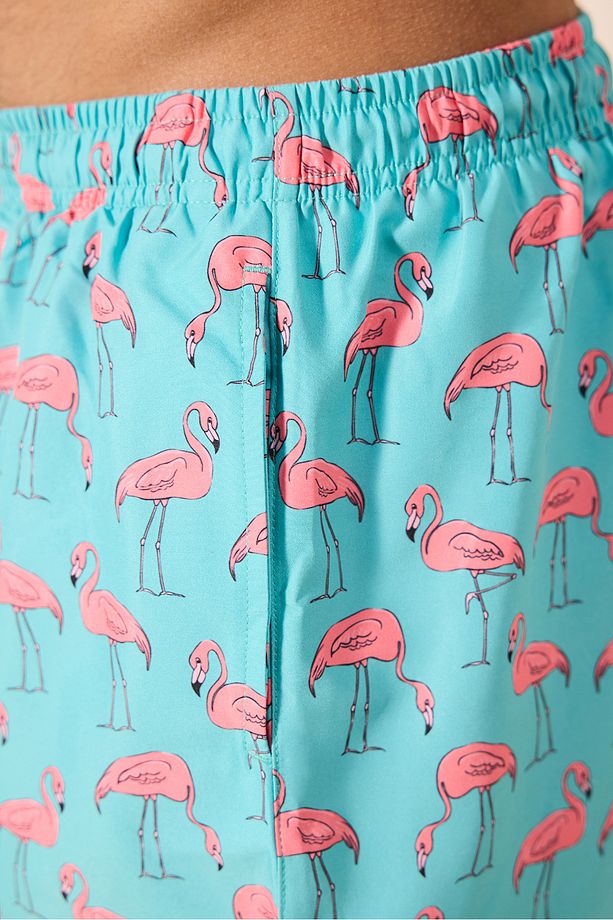 Flamingo Çok Renkli Şort - 5