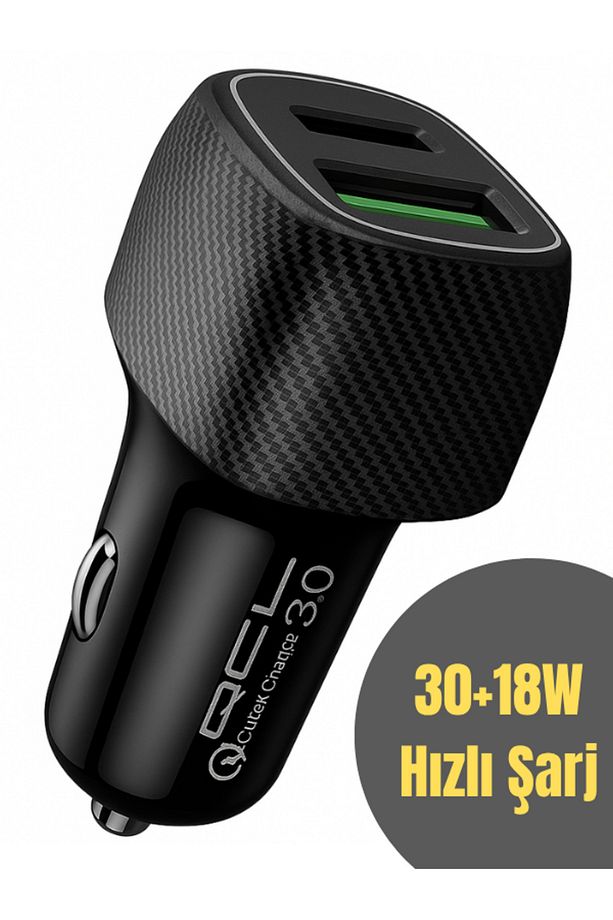 48w Type C Usb Hızlı Şarj Qualcomm Araç Şarj Şarz Kiti Araç Şarj Araç Içi Şarj Aleti Çakmaklık - 1