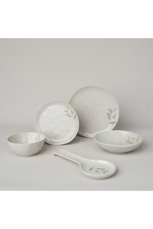 Laurel Seramik 26 Cm Servis Tabağı Ekru - 3