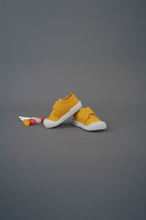 Anka II Model Unisex İlk Adım ve Bebek Sarı Günlük Ayakkabı - 4