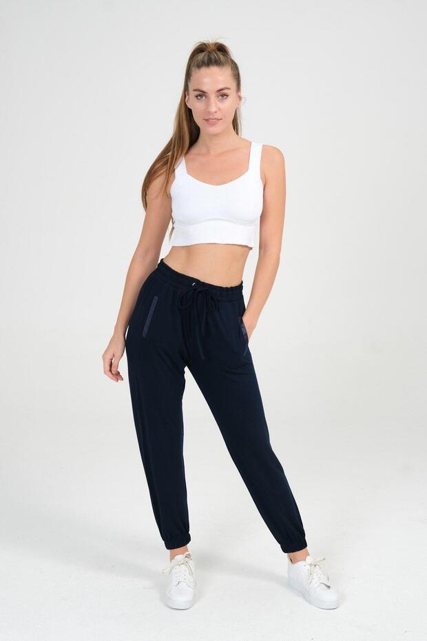 Viscose Skinny Elastic Women's Trousers