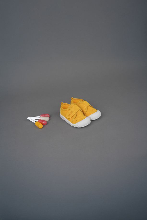 Anka II Model Unisex İlk Adım ve Bebek Sarı Günlük Ayakkabı - 2