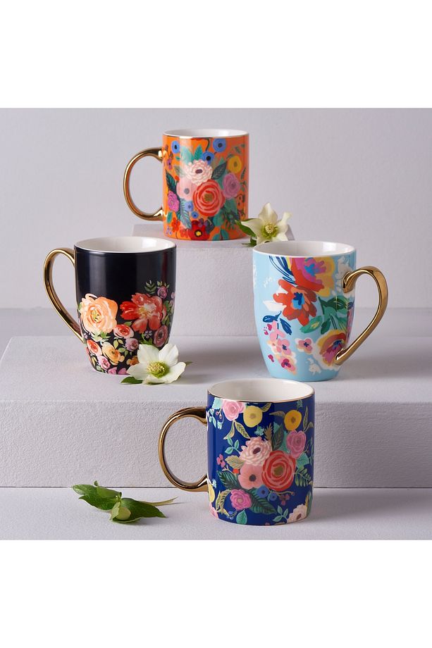 Lily Porselen 330 ml Kupa Mavi - 2