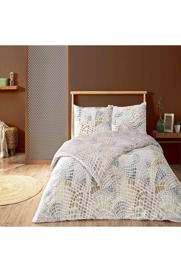 Allday Artisan Pamuk Saten Tek Kişilik Nevresim Takımı Çok Renkli - 3