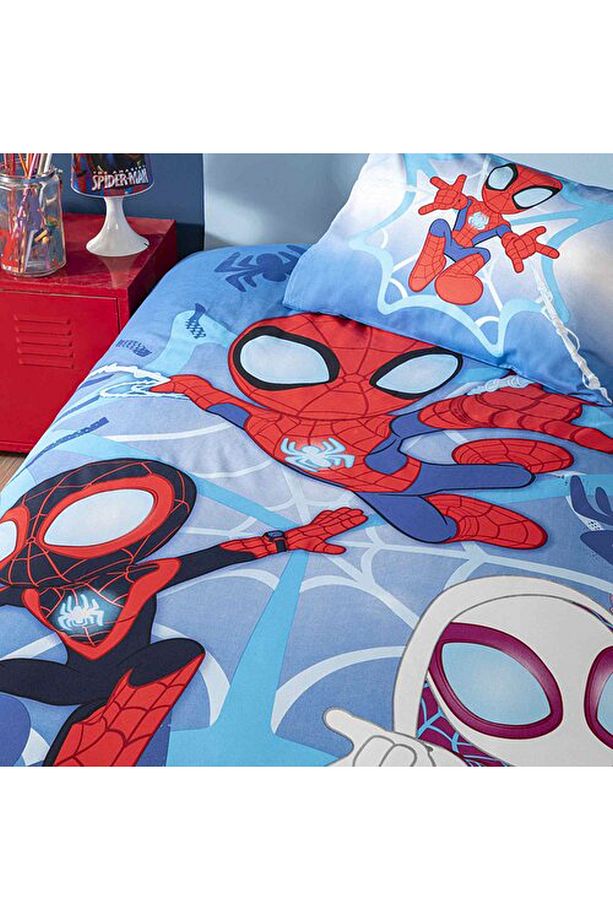 Lisanslı Dh Spidey And Friends Pamuk Tek Kişilik Nevresim Takımı - 2