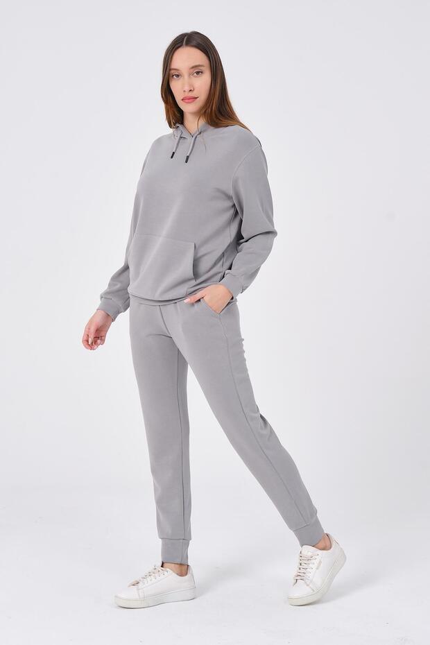 Women's Soft Fabric Tracksuit Set Sweatpants and Sweatshirt