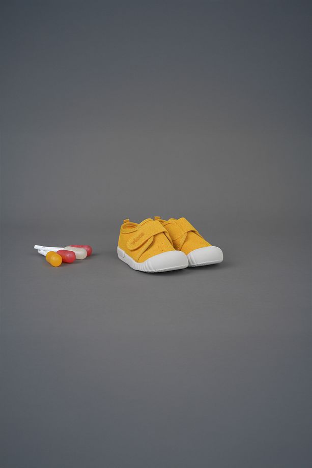 Anka II Model Unisex İlk Adım ve Bebek Sarı Günlük Ayakkabı - 1