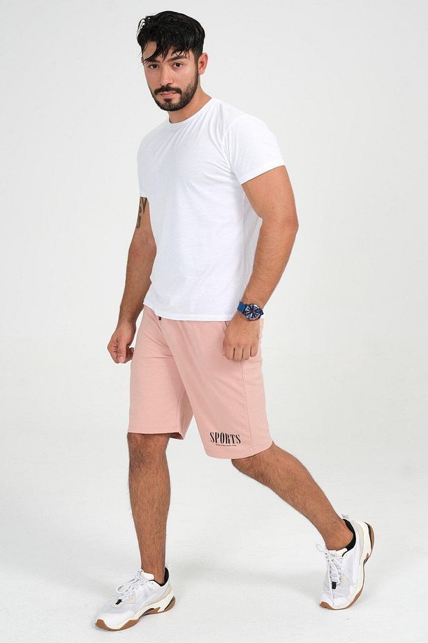 Spor Erkek Şort Bermuda %100 Pamuk - 4