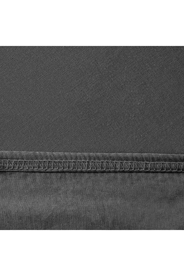 Soft Basic Double Fitted Sheet - Anthracite - 160X200 cm - 3