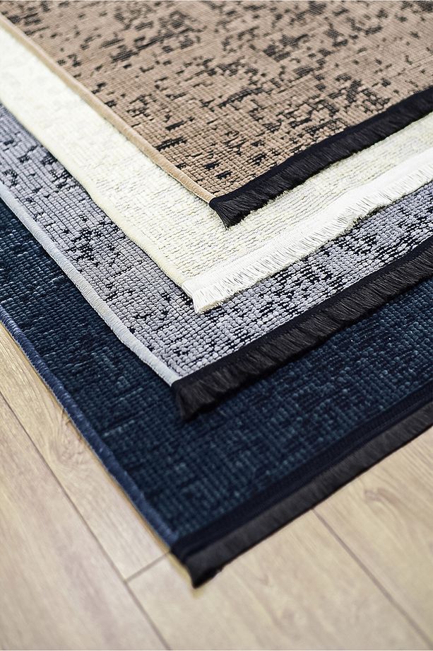 Antrasit Şönil Kilim Salon Oturma Çocuk Odası Hasır Sisal Yolluk Dokuma Makine Halısı Mutfak - 8