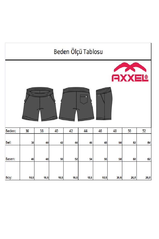 Kadın Gri Büyük Beden Şort-s224 - 4