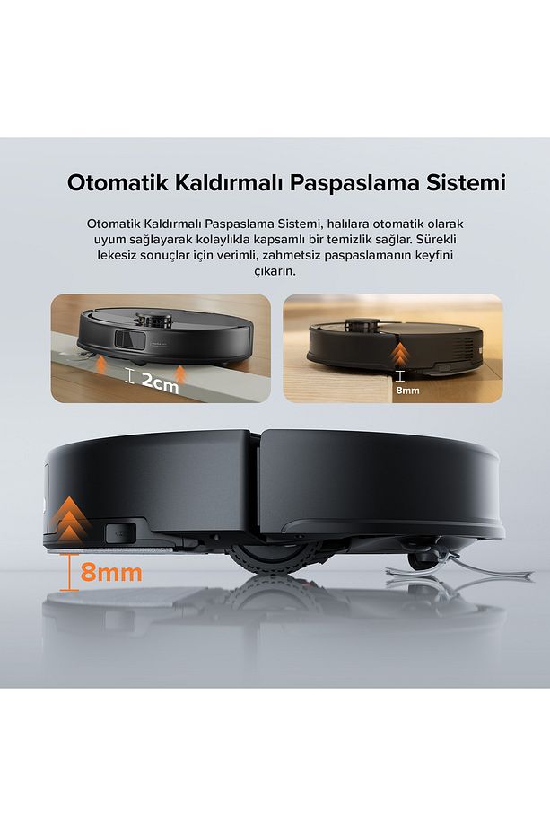 Q8 Max Pro Akıllı Robot Süpürge - 5