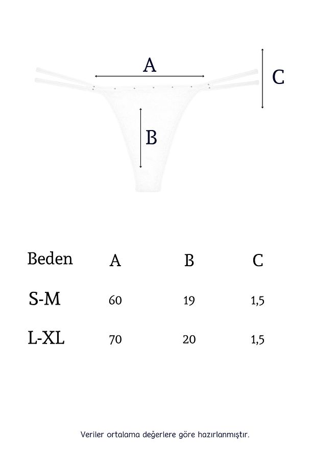 1055 CIFT IPLI STRING KADIN KÜLOT - 9