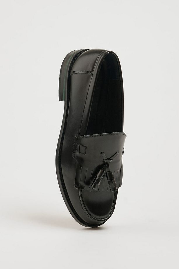 Kuin Model Hakiki Açma Deri Eva Taban Loafer Ayakkabı - 7