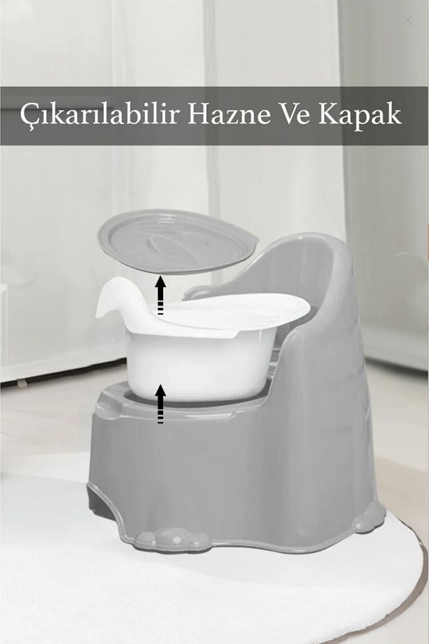Komfort Koltuklu Lazımlık Tutma Kollu Tipi Çocuk Lazımlık - 4