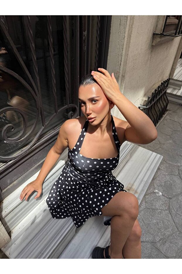 PUANTİYELİ ELBİSE - 4