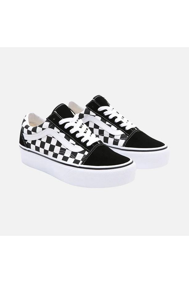 Ua Old Skool Platform Unisex Siyah Günlük Ayakkabı - Vn0a3b3uhrk1 - 3