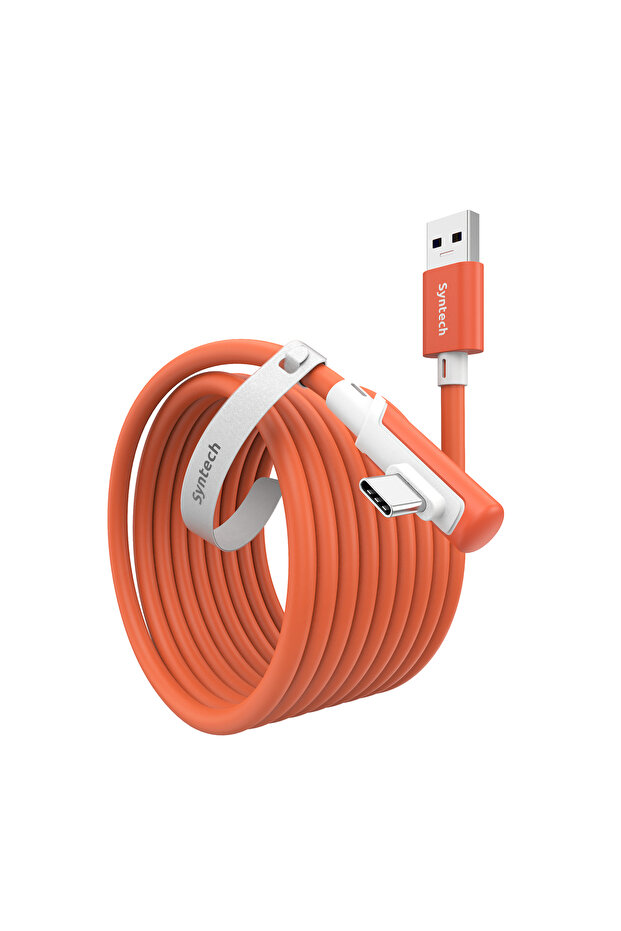 | كابل توصيل USB 3.0 إلى USB-C بطول 5 متر | برتقالي