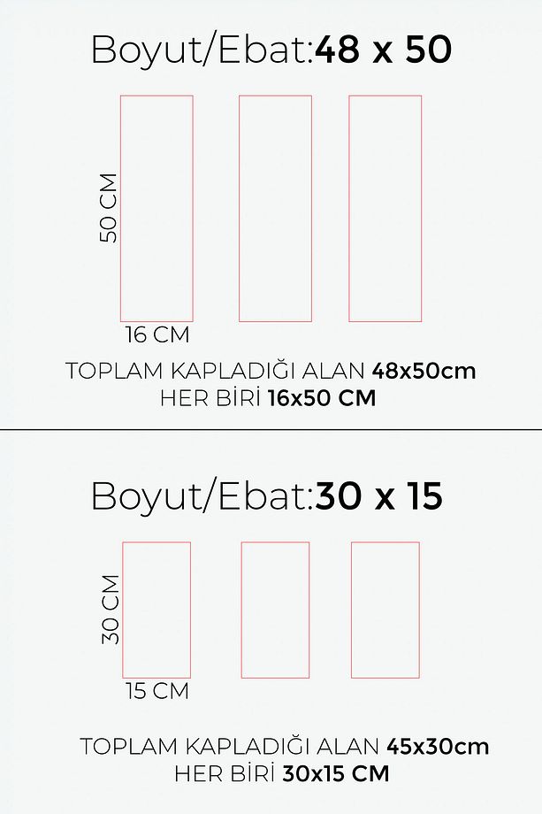 Çiçekli Pencere 3 Parçalı Mdf Tablo - 5