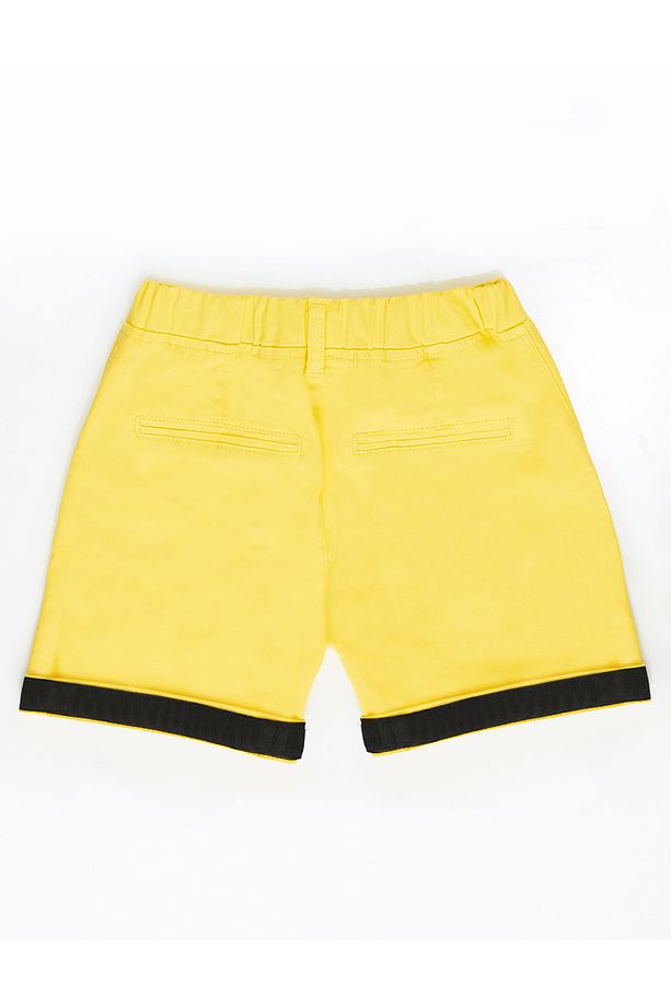 Sarı Erkek Çocuk Gabardin Şort - 4